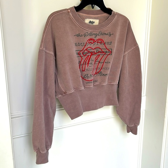 People of Leisure Rolling Stones London 1962 Sweatshirt Cropped Crew neck small - Picture 5 of 15